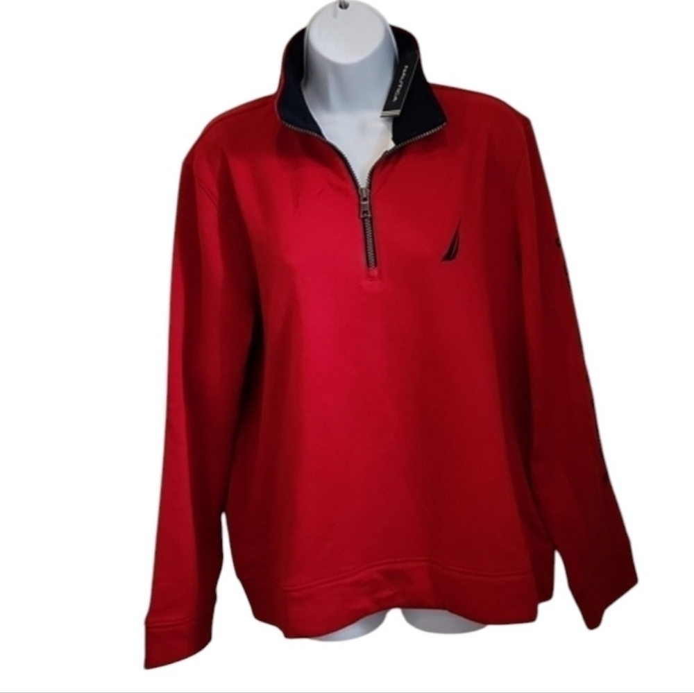 NWT Nautica 1/4 Zip Fleece Pullover